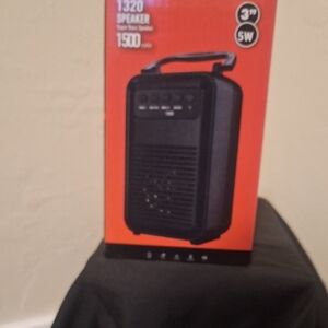 Portable Black Speaker